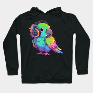 Parrot Headphones Hoodie